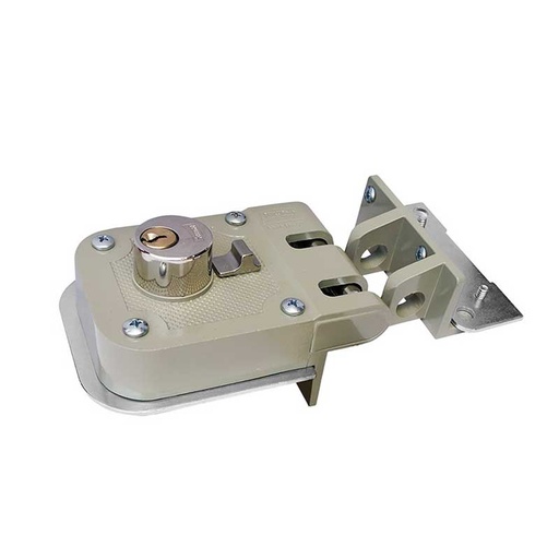 [PHCE625DCDBG] CERRADURA PHILLIPS 625 CLÁSICA DOBLE CILINDRO DERECHA BEIGE SOBREPONER (MX84)(H)