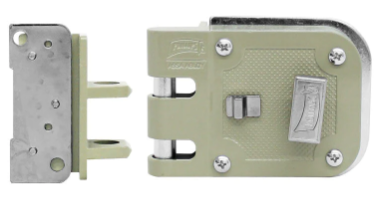 [PHCE625IBG] CERRADURA PHILLIPS 625 MARIPOSA-CILINDRO IZQUIERDA BEIGE (MX83)(H)