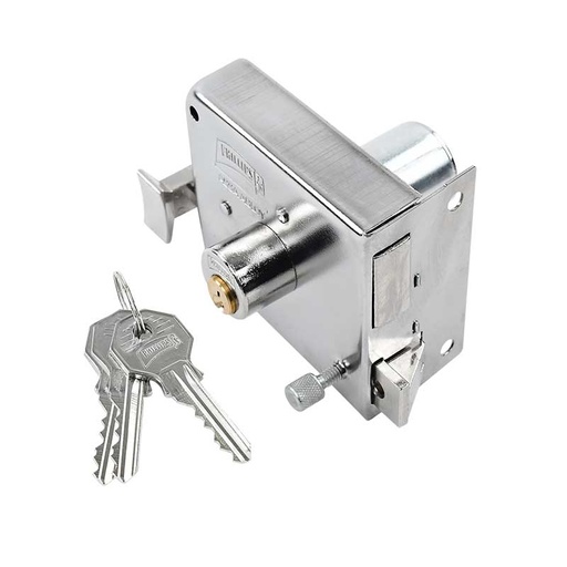 [PHCE715IFIC] CERRADURA PHILLIPS 715 INSTAFÁCIL IZQUIERDA CROMO SOBREPONER (MX3587)