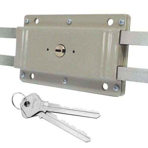 [PHCE740BG] CERRADURA PHILLIPS 740 2 CERROJOS BEIGE P/CORTINA SOBREPONER (MX94)(H)