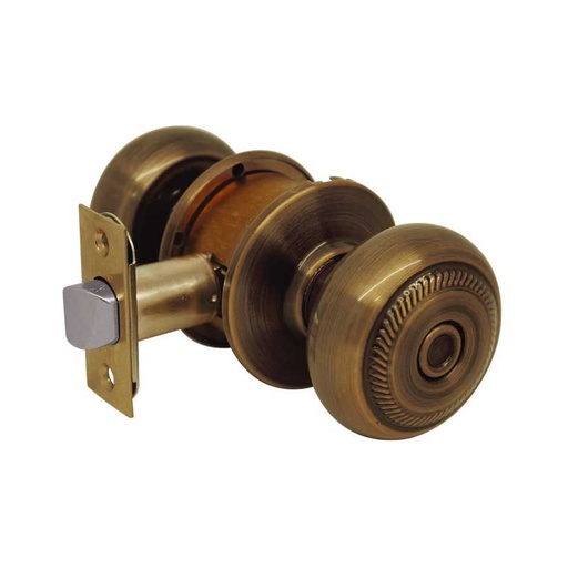 [YACENO40SLA5] CERRADURA YALE NOVO BAÑO LATÓN ANTIGUO (MX80121)