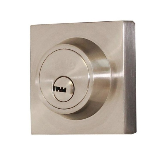 [YACEAR89173] CERROJO YALE ARGOS CUADRADO LLAVE-MARIPOSA NÍQUEL SATINADO (MX89173)