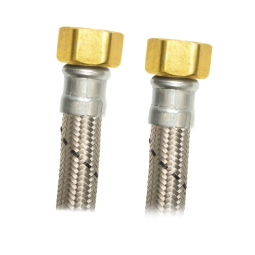 [CX-B3/4A080] COFLEX MANGUERA ACERO P/BOILER 3/4FIP x 3/4FIP 80CM (AB-A80)