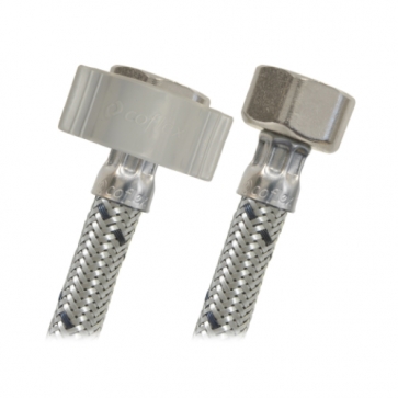 [CX-FAF1/2100] COFLEX MANGUERA ACERO P/FREGADERO 1/2FIP x 1/2FIP 1M (AL-A100)