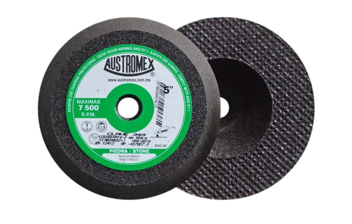 [AU248CDP0349] COPA ABRASIVA AUSTROMEX P/DESBASTE PIEDRA 5" P/BOSCH GRANO 36 (349)(H)