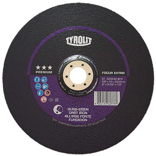 [AU638DD4227] DISCO CAZUELA AUSTROMEX P/DESBASTE FUNDICIÓN 9" (4227)(H)