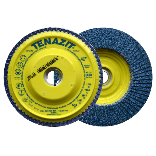 [AU284DSL2980] DISCO LAMINADO AUSTROMEX SUPERLAM 4-1/2" P/B&D GRANO 40 (2980)(H)