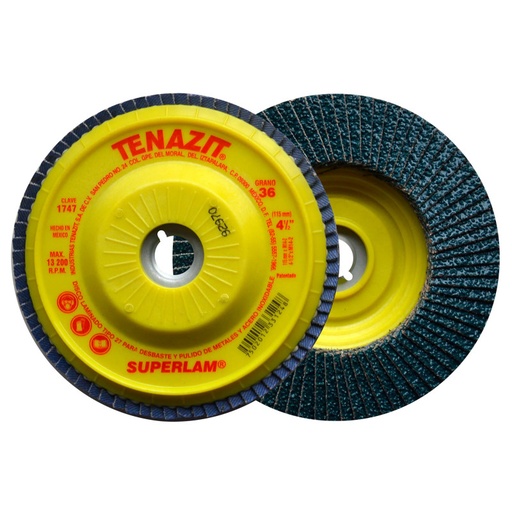 [AU282DSL1747] DISCO LAMINADO AUSTROMEX SUPERLAM 4-1/2" P/BOSCH GRANO 36 (1747)(H)