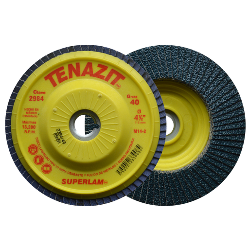 [AU285DSL2984] DISCO LAMINADO AUSTROMEX SUPERLAM 4-1/2" P/BOSCH GRANO 40 (2984)(H)