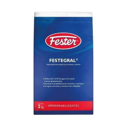 [HEFGR10X2] IMPERMEABILIZANTE FESTEGRAL P/CONCRETO 10 X 2KG