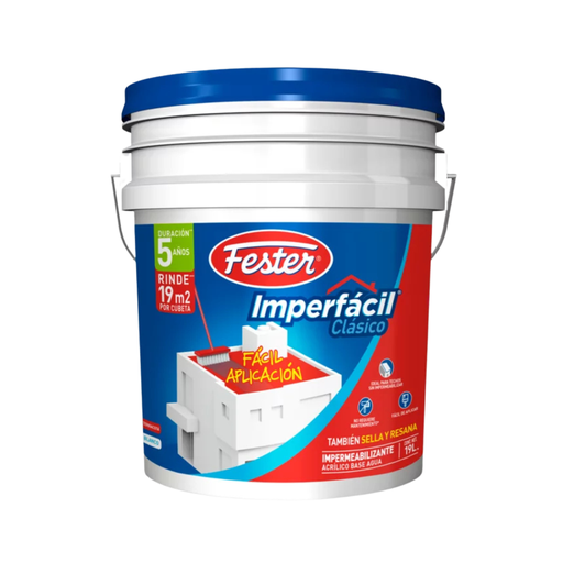 [HEFI5AB019L] FESTER IMPERFÁCIL CLÁSICO 5 AÑOS BLANCO 19LT