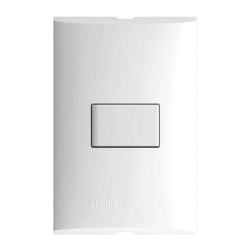 [BTZA511] BTICINO PLACA FORZA C/1 INTERRUPTOR SENCILLO BLANCO (FZA511) (E)