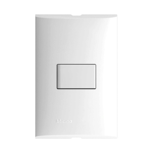 [BTZA531] BTICINO PLACA FORZA C/1 INTERRUPTOR 3 VÍAS BLANCO (FZA531) (E)