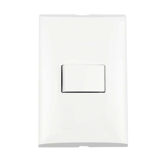 [BTZA551] BTICINO PLACA FORZA C/PULSADOR-TIMBRE BLANCO (FZA551) (E)