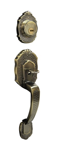 [YAGGVERDCL5] GATILLO YALE VERONA LLAVE-MARIPOSA LATÓN ANTIGUO (MX80882)