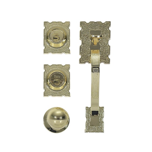 [YAGCBDCL3] GATILLO YALE CARIBE LLAVE-LLAVE LATÓN BRILLANTE (MX87553)