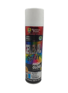 [GP-2120] AEROSOL GENERAL PAINT BLANCO MATE 400ML (A2120)(E)