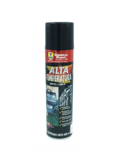 [GP-2360] AEROSOL GENERAL PAINT NEGRO ALTA TEMPERATURA 400ML (A2360)(E)