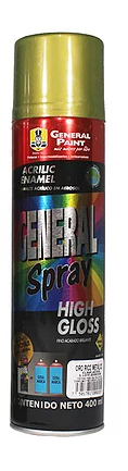 [GP-2356] AEROSOL GENERAL PAINT ORO RICO METÁLICO 400ML (A2356)(E)