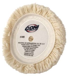 [GOBO849] GONI BORLA 100% LANA 4 CAPAS 7.5 " C/VELCRO (SP849)