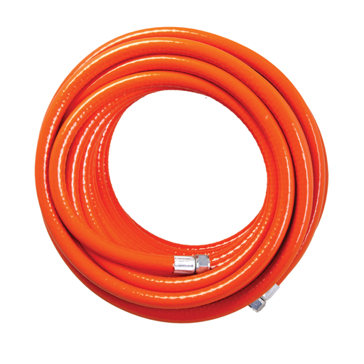 [GOMA176] GONI MANGUERA REFORZADA 1/4" HEMBRA NARANJA 15M (176)