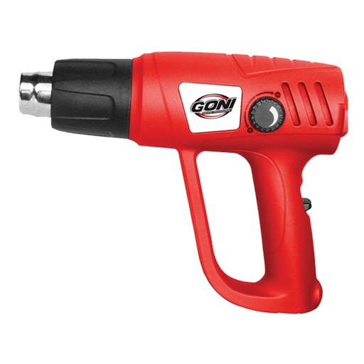 [GOPI2704] GONI PISTOLA CALOR C/REGULADOR DE TEMPERATURA C/ACCESORIOS (2704)