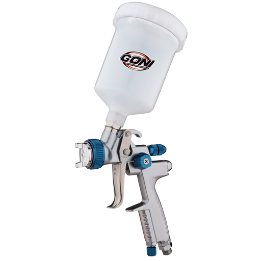 [GOPI3321] GONI PISTOLA GRAVEDAD LVPL P/BASE AGUA C/VASO 600ML BOQUILLA 1.3MM (3321)