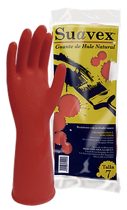 [ADXGSR-09] GUANTE SUAVEX ROJO No.9 PAR