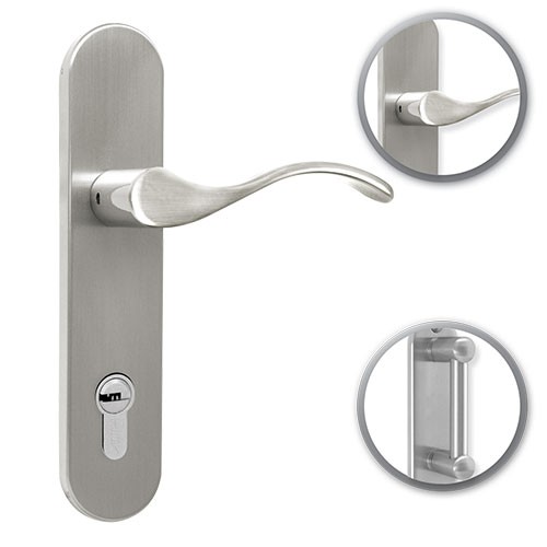 [PHHR80410] CERRADURA HERMES TESA RB100 ENTRADA MANIJA-JALADERA IZQUIERDA LLAVE-LLAVE NÍQUEL SATINADO (MX80410)