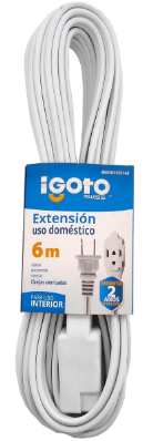 [IGOED13-6B] IGOTO EXTENSIÓN DOMÉSTICA BLANCA 6M (ED13-6B)(E)