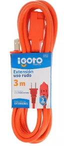 [IGOER13-3NA] IGOTO EXTENSIÓN USO RUDO NARANJA 3M (ER13-3NA)(E)
