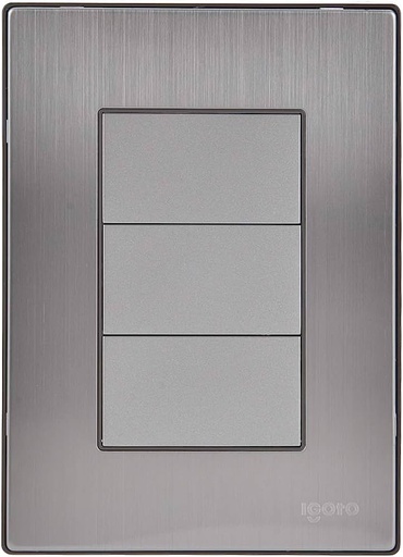 [IGOINOX1015] IGOTO PLACA CIEGA PLATA (INOX1015)(E)