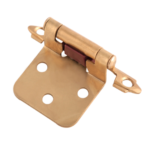 [HANBJ3148] JUEGO DE BISAGRA PARCHE HANDY C/2PZ LATÓN BRILLANTE C/TORNILLO (3148)(E)