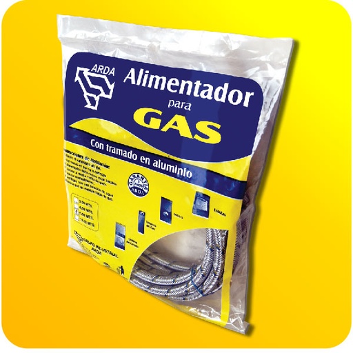 [ARMGA10.00] MANGUERA ARDA P/GAS ALUMINIO 10M CONEXIÓN 3/8" (102042)