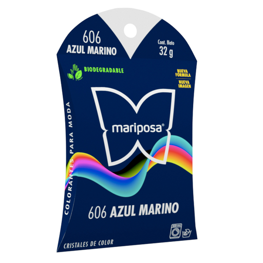 [MCRIST606] MARIPOSA CRISTALES 606 AZUL MARINO 32GR (H)