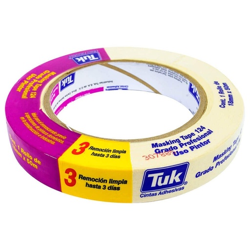 [TKM124-18X50] MASKING TUK 124 18MM x 50M (3/4")