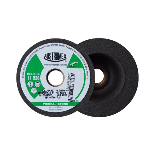 [AU237MCP1286] MINICOPA ABRASIVA AUSTROMEX P/PIEDRA 80MM P/B&D GRANO 120 (1286)(H)