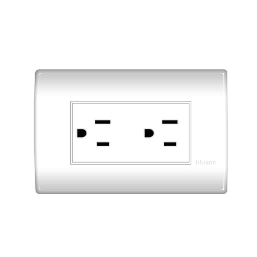 [BTMBCD] BTICINO MODUS CONTACTO DUPLEX BLANCO (E6028BN) (E)