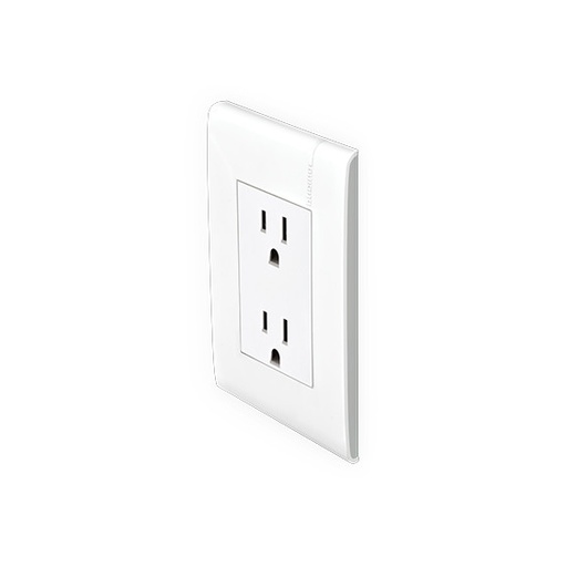 [BTMPCLE6028] MPRO BTICINO TOMACORRIENTE DUPLEX 2P + T C/PLACA LUNA (E6028NLNPTL)