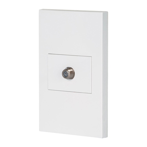 [BTMPE2E52PTLAB] MPRO BTICINO PLACA BLANCA C/TOMA DE T.V. TIPO F (E2E52PTLAB)