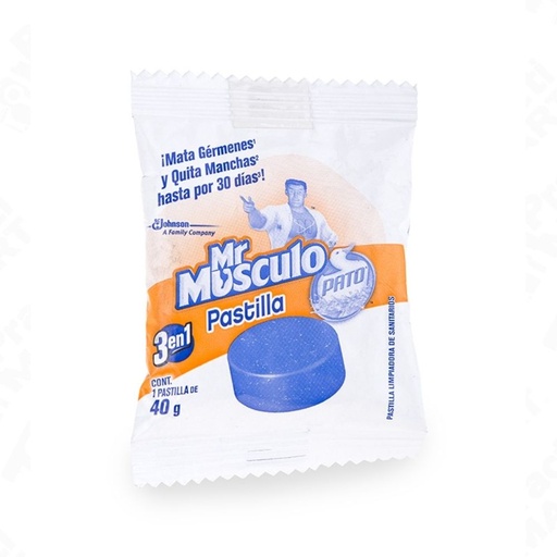 [JHHMMPAP] PATO PASTILLA AZUL CON 4 PIEZAS DE 40GR (5603) 