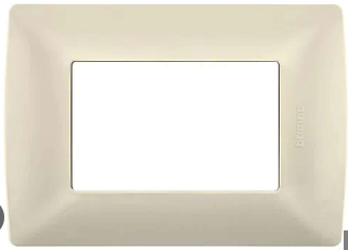 [BTQZ4803MMA3] BTICINO MX PLACA RESINA 3 VENTANAS CHASIS MARFIL (QZ4803M3MA) (E)