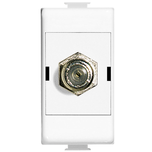 [BTQZ5173DF] BTICINO MX TOMA DE T.V. 1 MÓDULO BLANCO (QZ5173DF) (E)