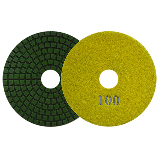 [AU594PD2761] PAD DE DIAMANTE AUSTROMEX C/VELCRO 4" P/MÁRMOL GRANO 100 (2761)(H)