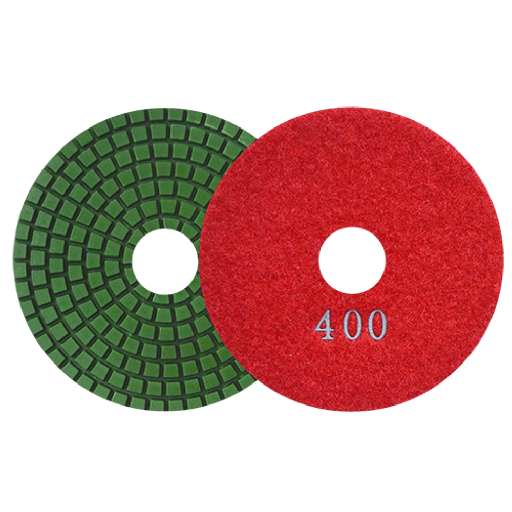 [AU596PD2763] PAD DIAMANTE AUSTROMEX C/VELCRO 4" P/MÁRMOL G400 (2763)(H)