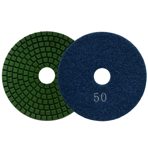 [AU593PD2760] PAD DIAMANTE AUSTROMEX C/VELCRO 4" P/MÁRMOL G50 (2760)(H)