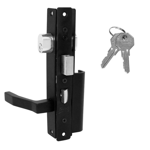 [PHCE575MX1064] CERRADURA PHILLIPS 575 JALADERA-MANIJA NEGRA P/ALUMINIO (MX1064)(H)