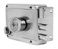 [PHCE4200CLI] CERRADURA PHILLIPS HS-4200-AS 6 CLÁSICA IZQUIERDA ACERO INOXIDABLE SOBREPONER (MX2659)(H)