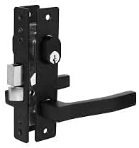 [PHCE549MX3437] CERRADURA PHILLIPS 549 MARIPOSA-CILINDRO NEGRA P/ALUMINIO (MX3437)(H)