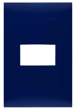 [SIP1MAB] PLACA SIMON 1 VENTANA S/CHASIS AZUL BALEARES (25611-66)(E)